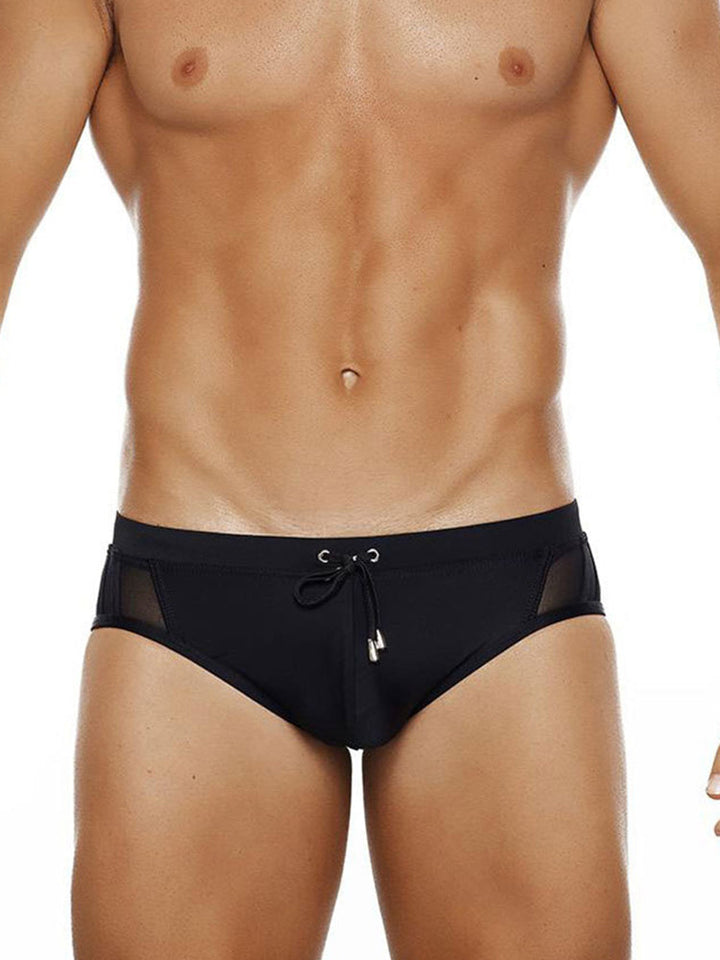 Men's Printed Low Rise Swim Briefs