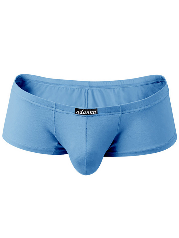 2 Pack Men's Sexy Low-rise Roomy Pouch Trunks