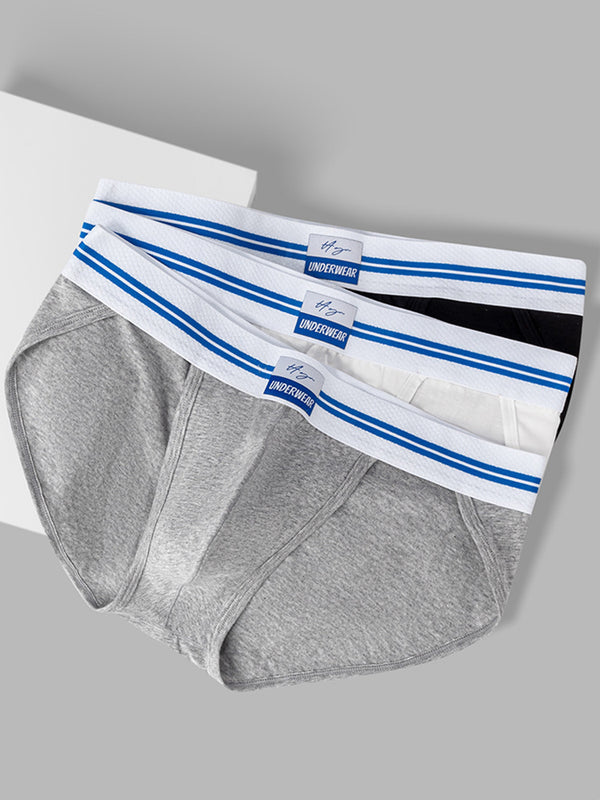 3-pack Men's Sexy High-cut Breathable Briefs