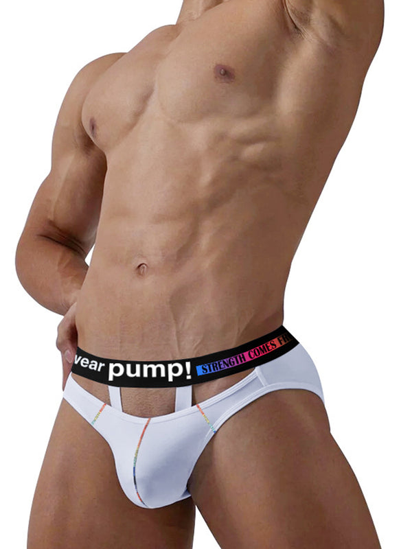 Conjunto de 2 cuecas masculinas sexy de cintura baixa