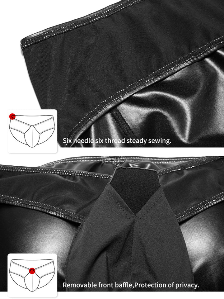 Sous-vêtements sexy pour hommes avec coussinet éponge