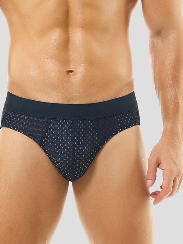 5 Pack Men’s Breathable Briefs In Mesh