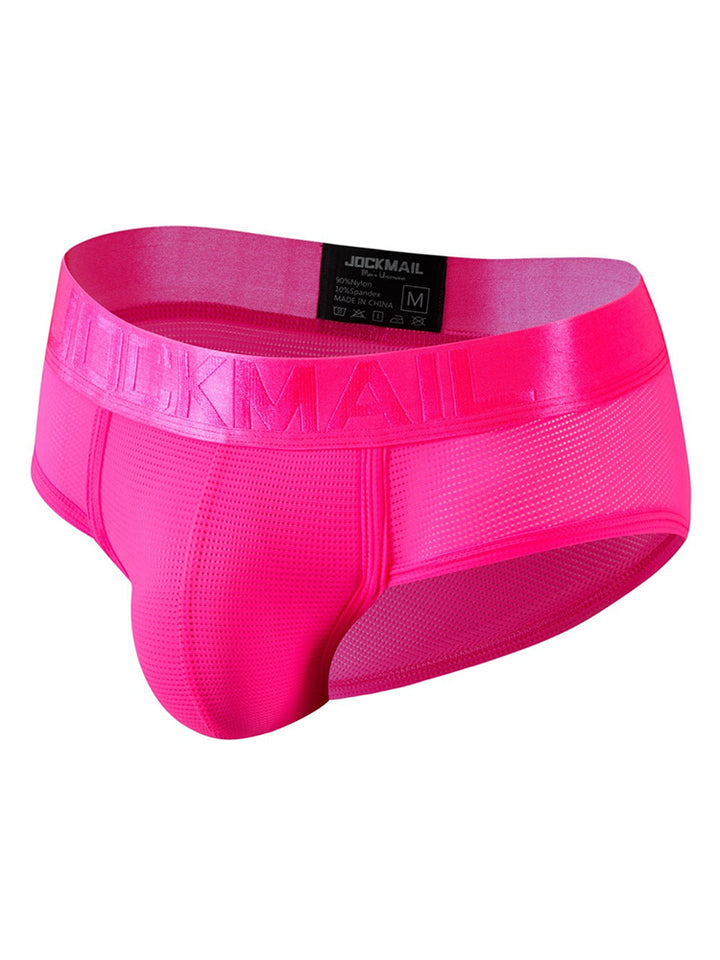 Fluorescent Breathable Mesh Pouch Briefs