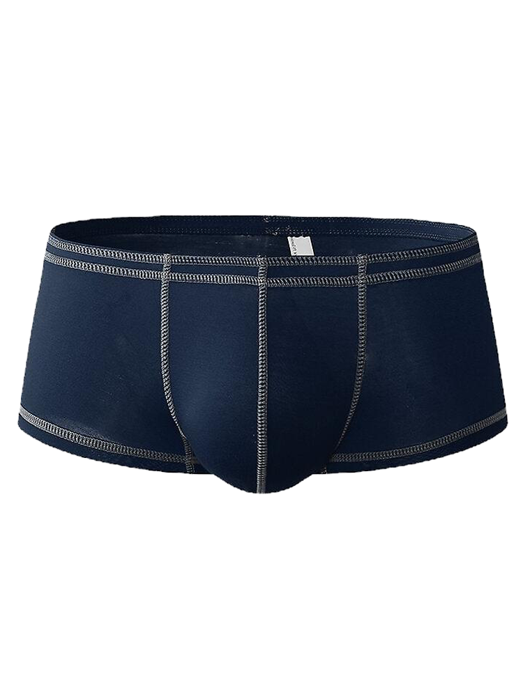 2 Pack Men's Sporty Breathable U Convex Pouch Trunks | Mr Saker