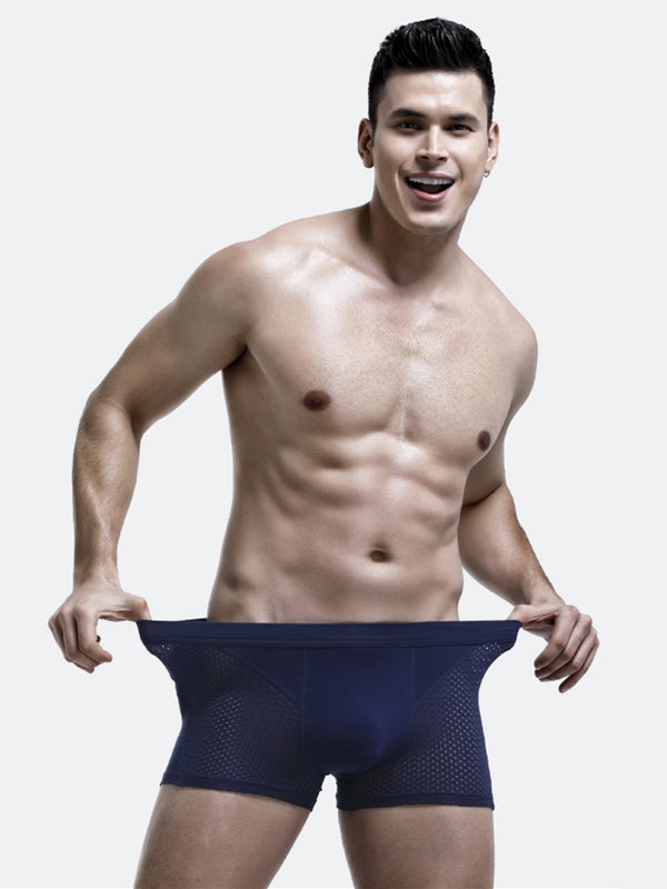 4-pack Ice Silk Cooling Mesh-boxers voor heren