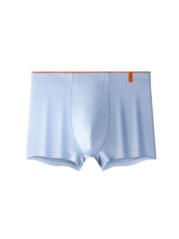 Confezione da 4 boxer da uomo in cotone traspirante stampato a righe