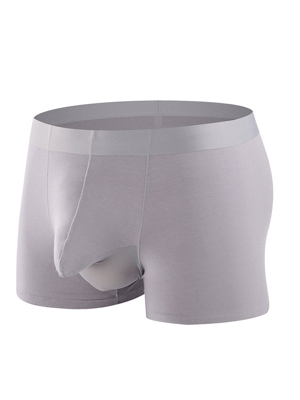 3 Pack Men's Separation Design Seamless Antibacterial Breathable Trunks