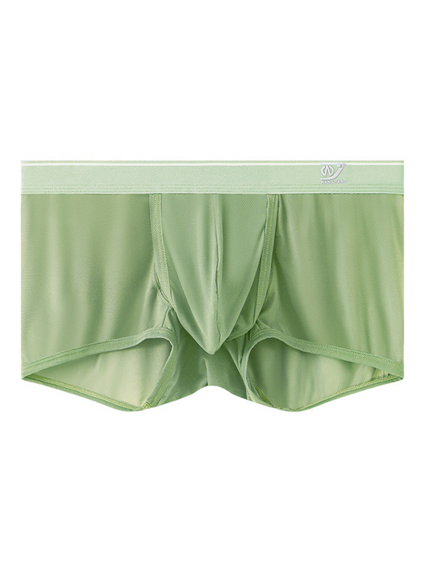 2-pak herre åndbar mesh trunks med flue