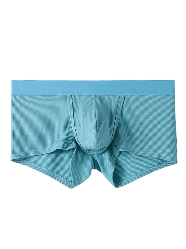 Conjunto de 3 cuecas boxer caneladas com apoio separado