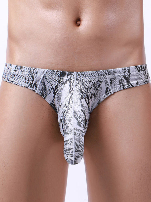 4 Pack Men's Elephant Print Sexy Bikini