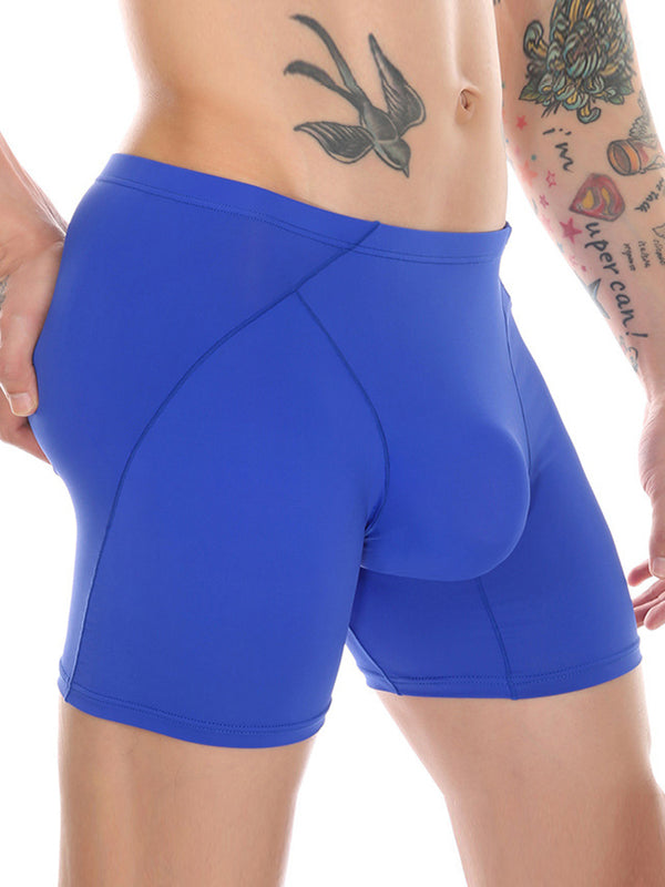 Pantaloncini collant legging sportivi sagomati da uomo