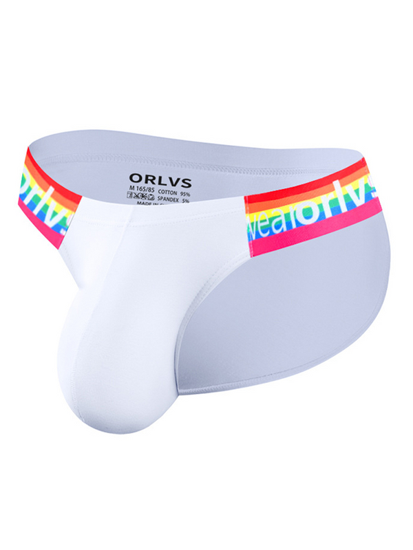 Confezione da 2 bikini sexy arcobaleno da uomo