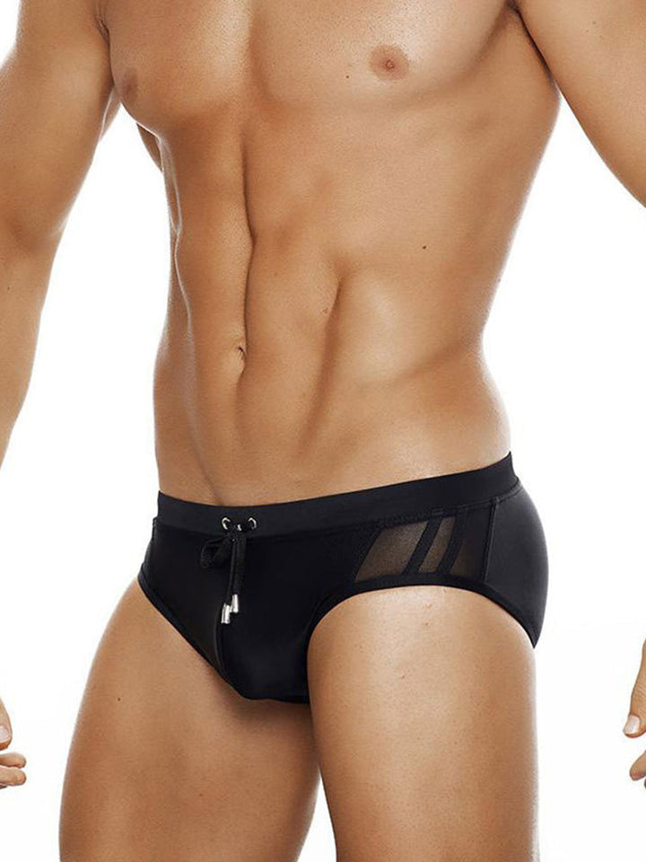 Slip de bain imprimé taille basse pour homme