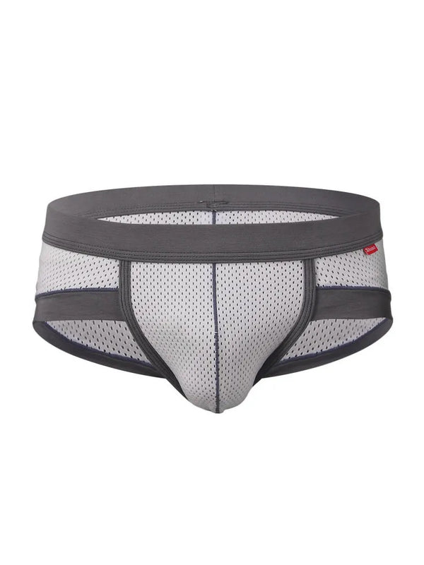 4 Pack Men’s Breathable U Pouch Mesh Briefs