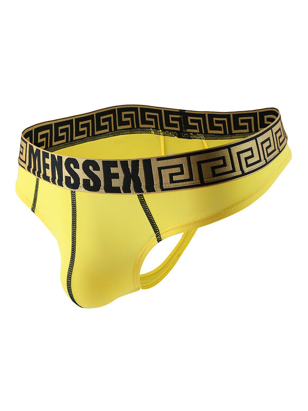 3er-Pack Herren Sexy Thong Weich Atmungsaktiv T-Back Nahtlose Slips