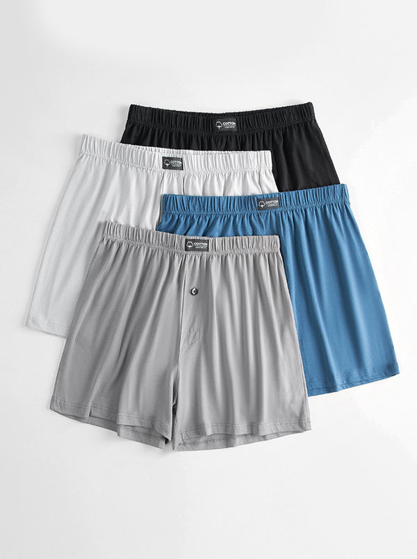 Water Soft Tencel Cotton Comfortable and Breathable Men's Shorts