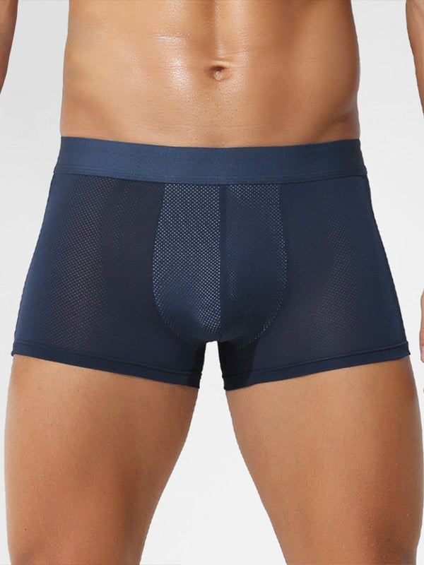 4 Pack Men's Thin Ultra Breathable Mesh Trunks