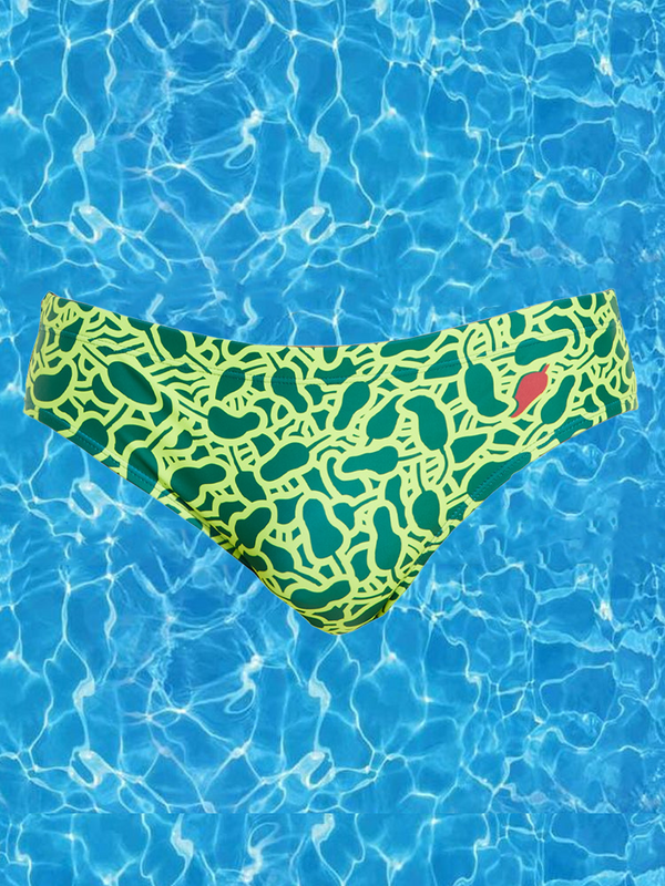 Vibrant Quick-Dry Swim Briefs for Men