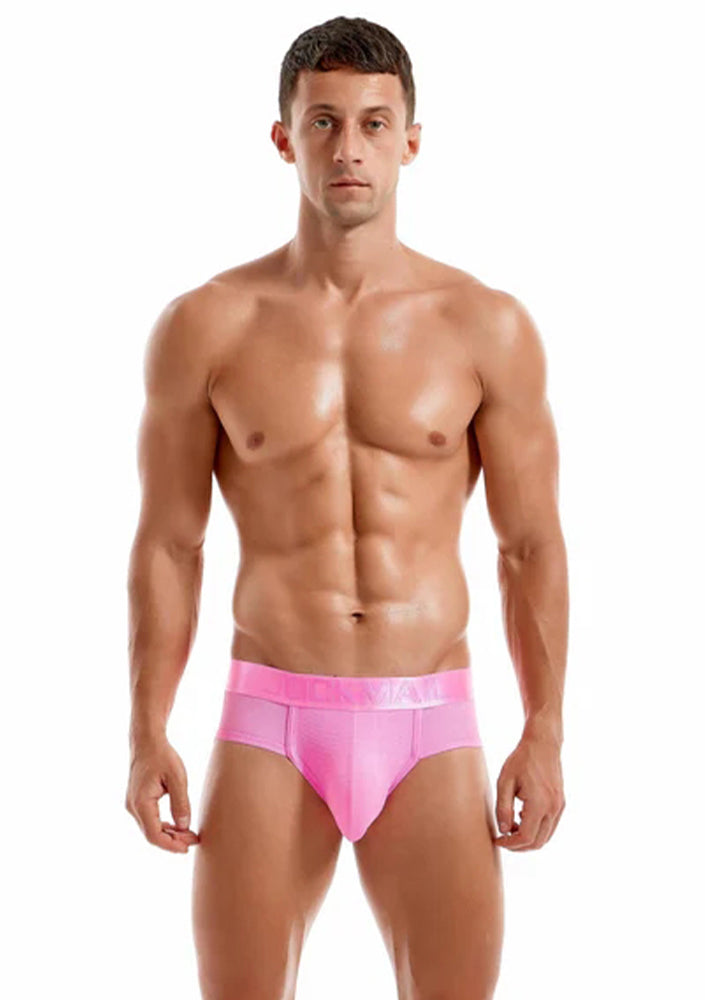 Fluorescent Breathable Mesh Pouch Briefs