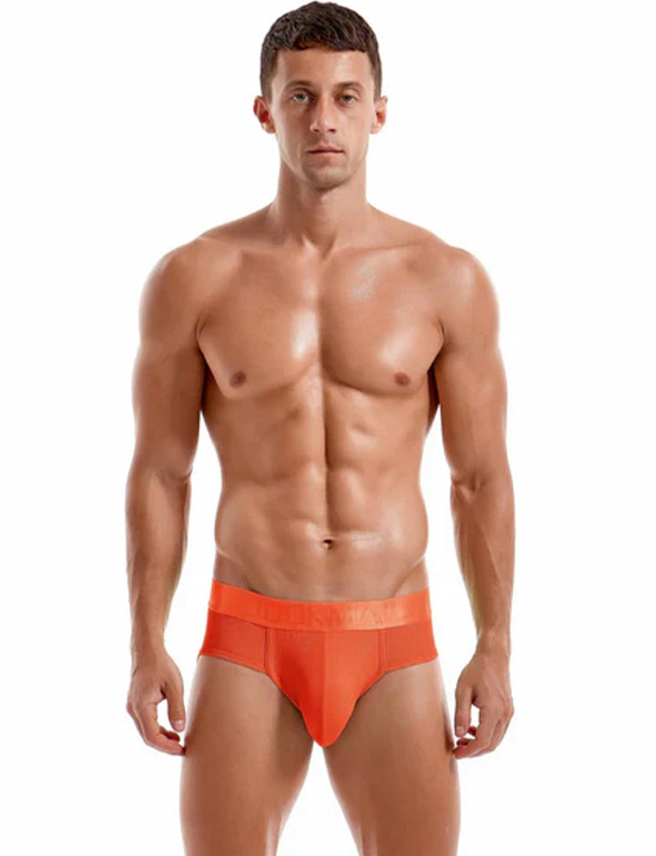 Fluorescent Breathable Mesh Pouch Briefs