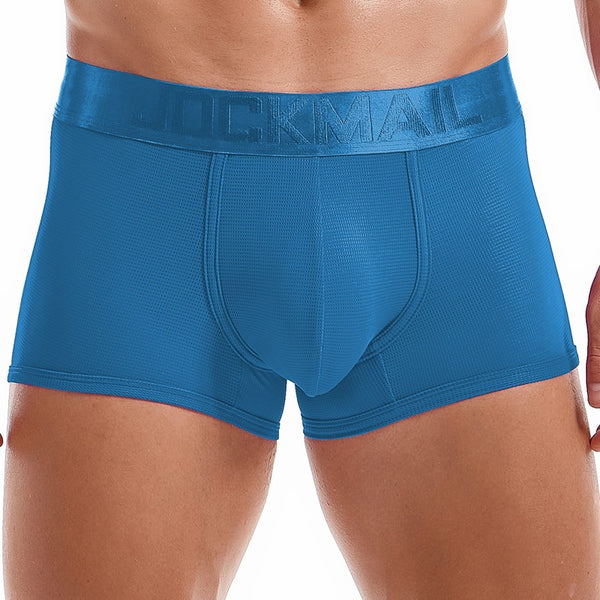 Cueca Boxer Malha Respirável Fluorescente De Secagem Rápida