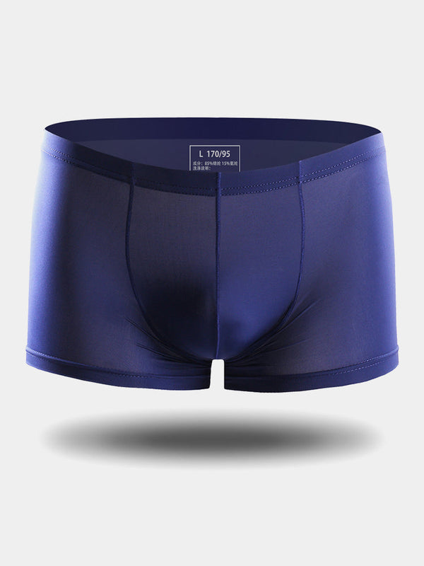 4er-Pack Cooling Silk Bulge Pouch Herrenunterwäsche