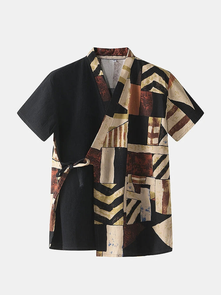 Printed Kimono Pajamas For Men