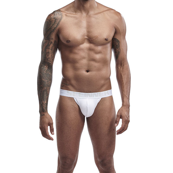 Roupa íntima masculina sexy de cintura baixa de algodão