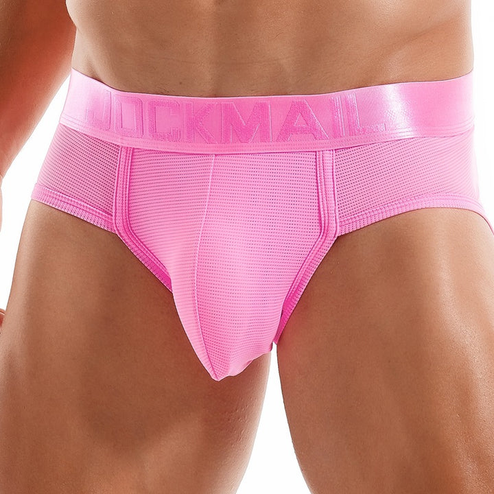 Fluorescent Breathable Mesh Pouch Briefs