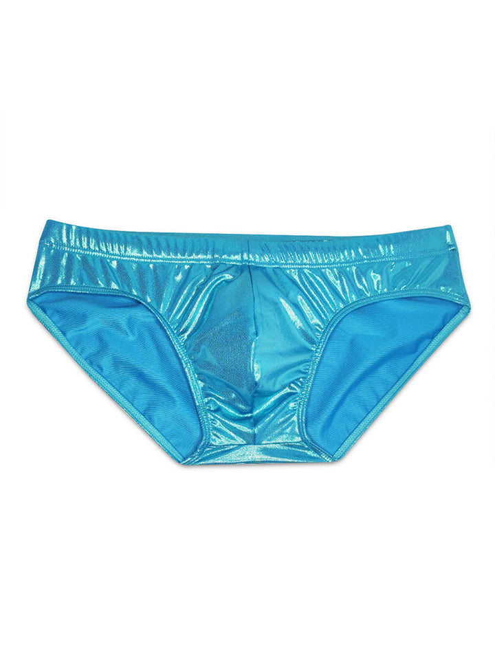 Sport Solid Contour Pouch Bikini-zwempak voor heren