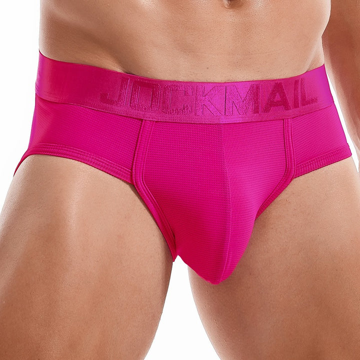 Fluorescent Breathable Mesh Pouch Briefs