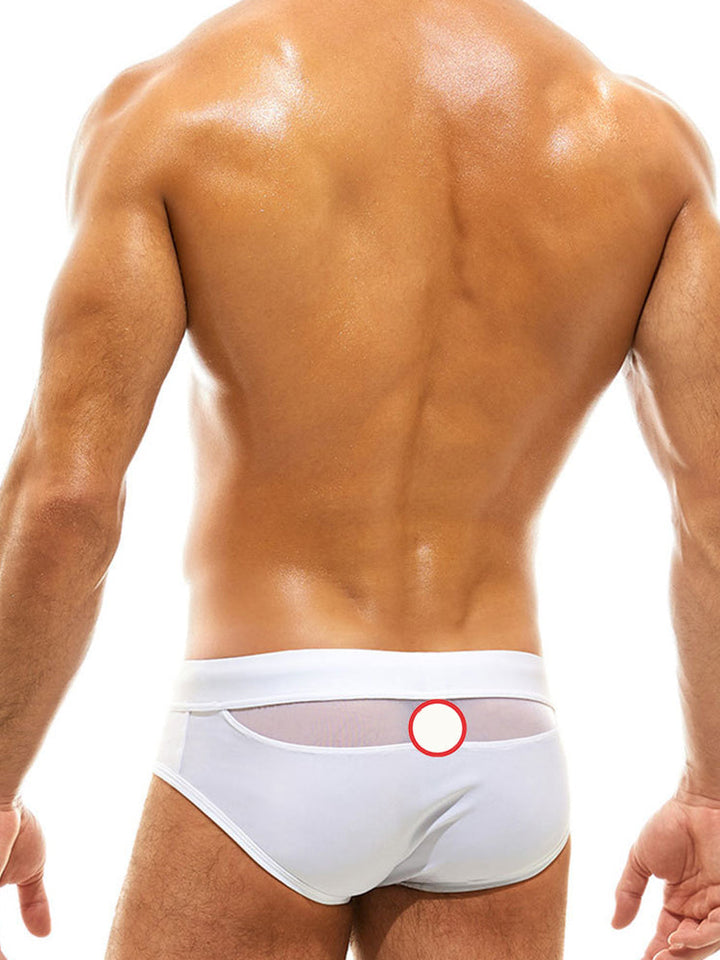 Men's Pplus Solid Extrastring Swim ad Bikini Briefs