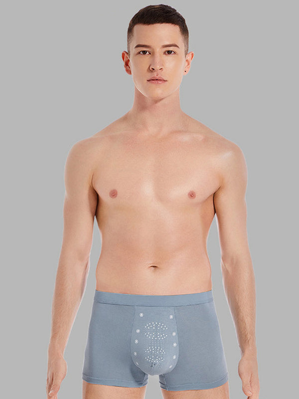 Men's High Elastic Granule Massage Trunks