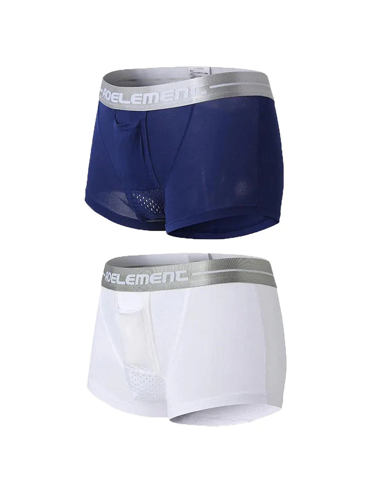 Men's Underwear Boxer brief U-Pouch Modal solid Elasticity Panties