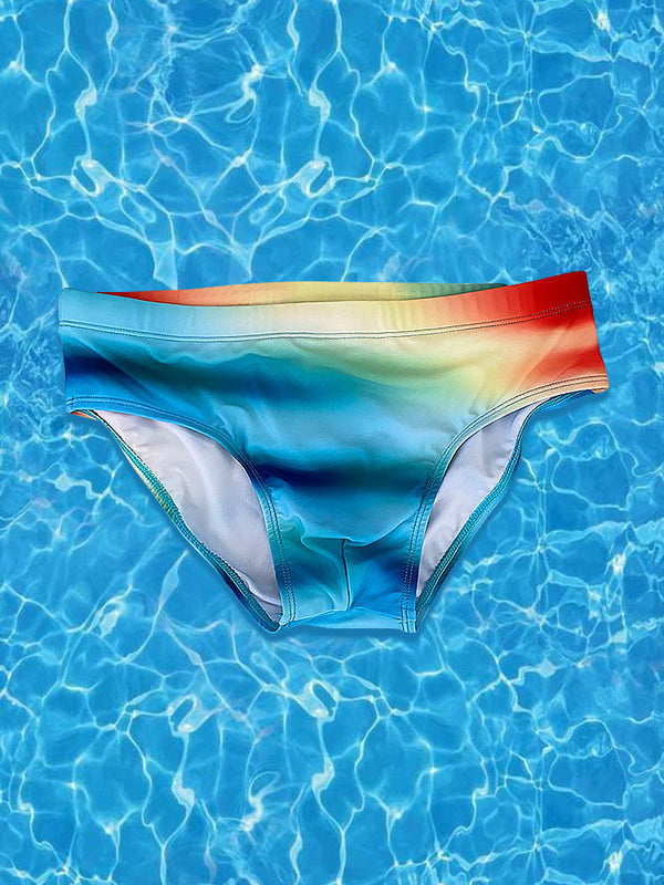 Herren-Badehose mit Farbverlauf, sexy Bikini