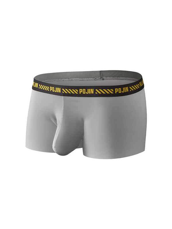 Men's Bulge Enhancing Pouch Seamless Trunks