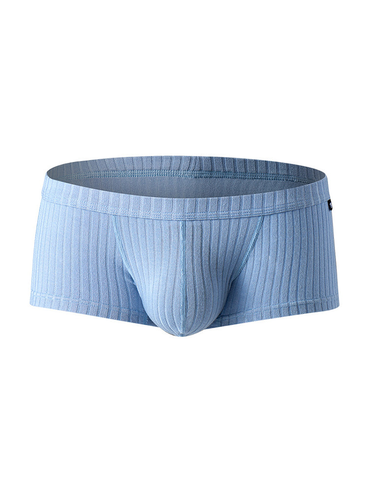 Men's Threaded Fabric U-Raised Low Waist Trunks | Mr Saker