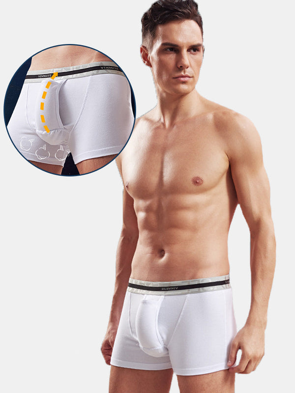 Cotton Ball Pouch Separate Men's Boxer Briefs