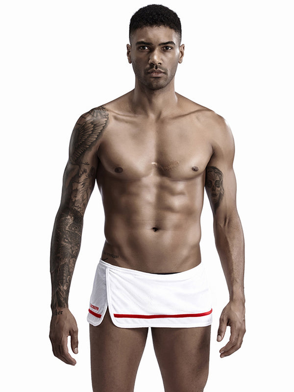 Slip sexy à jupe fendue pour hommes