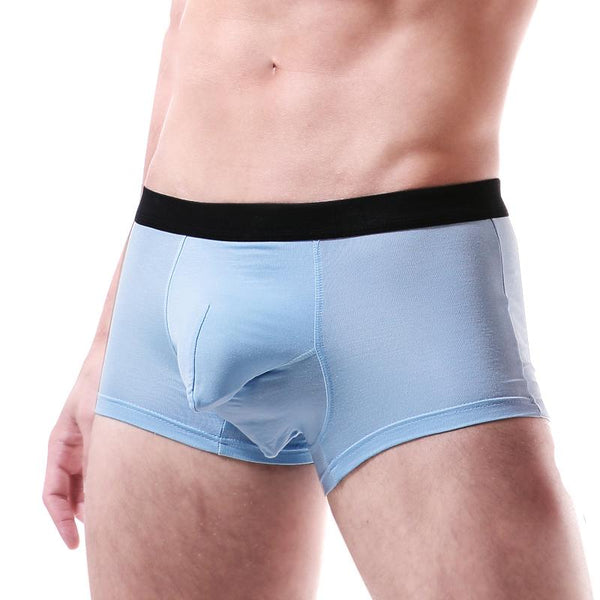 Modale boxershort voor heren, olifant, apart zakje